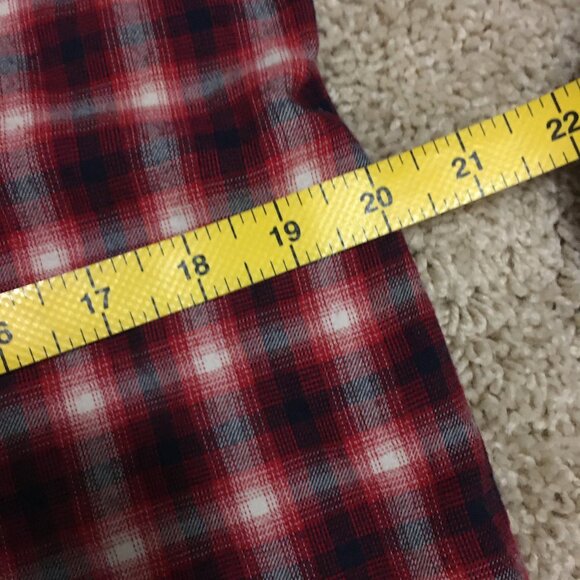 Boston Traders Long Cotton Plaid Button Down Shirt - Picture 12 of 16